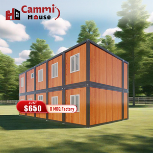Cammi nhà nhỏ nhà prefab có thể tháo rời gấp container nhà phẳng gói container nhà có thể gập lại khách sạn trường cắm trại nhà - Product Image 1