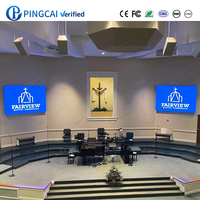 Pantalla LED para Publicidad Interior en China, P2 P2.5 P3 P4 P5 HD, Panel de Video LED de Gran Tamaño con Unión sin Costuras para Conferencias
