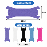 Bande nasale en forme de crabe en satin et non-tissé 62x22mm – Plusieurs options de couleur