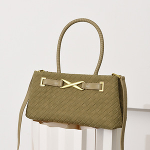 Sac à main rouge-brun populaire pour petites femmes, avec un sac à bandoulière haut de gamme pour boîte à lunch - Product Image 6