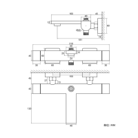 Système de douche et bain commercial sans plomb, fabriqué en usine OEM, avec bec verseur, ensemble de douche pluie mural et robinet de baignoire en acier inoxydable