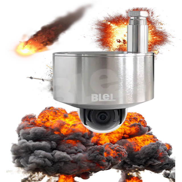 High-speed Stainless Steel Explosion-proof 360 Camera 4MP Built-in Hik Mini Camera Support PoE Hik- App Security Camera