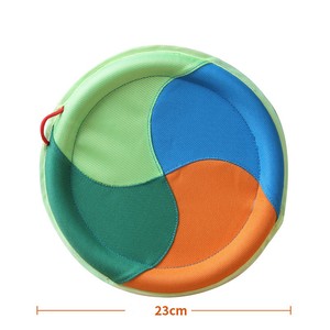 Classico semplice da allenamento all'aperto, giocattolo per cani, Multi-colore, panno di lino, Frisby, serie, freccette di tela, interattive per cani - Product Image 4