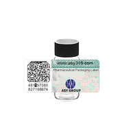 Autocollant de capsule de pilule personnalisé étiquettes de flacon de 10ml supplément pilule médecine bouteille de comprimé en plastique étiquette orale