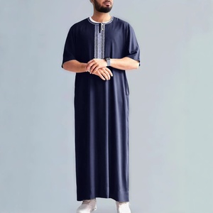 Lijia Ingrosso 2026 Thobe Arabo Tradizionale Ricamato da Uomo, Thobe Musulmano da Uomo, Thobe Marocchino, Abbigliamento Islamico, Tunica - Product Image 4