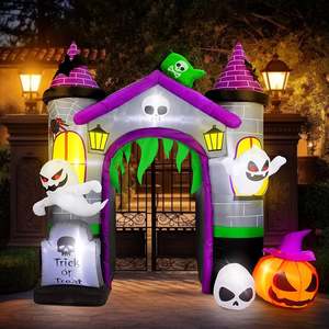 Château gonflable d'Halloween en promotion pour les événements commerciaux et les fêtes d'enfants - Product Image 5