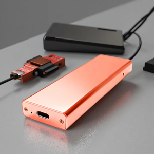 Алюминиевый корпус для M.2 NVMe SSD с интерфейсом USB 3.2 10 Гбит/с, внешний бокс для M2 SSD/HDD - Product Image 2