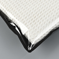 Sac fourre-tout réutilisable en tissu non tissé avec logo personnalisé, fenêtre transparente pour le rangement des oreillers, luxe
