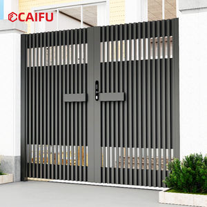 Portão de Entrada Duplo em Alumínio Forjado Personalizado para Villa, Pátio, Comunidade e Jardim - Product Image 1