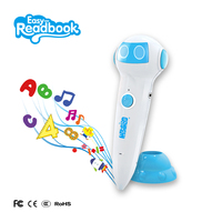 Máquina de aprendizaje interactiva de audio personalizable, juguetes de lectura electrónicos, bolígrafo parlante para niños