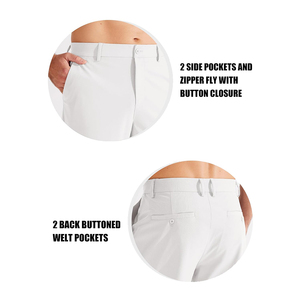 Vente en gros OEM Pantalon de golf style rue vierge de bureau kaki pour hommes Pantalon de golf décontracté en coton noir spandex Chino pour hommes - Product Image 4