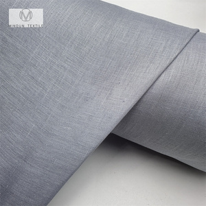 Tissu en <span class=keywords><strong>lin</strong></span> pur rayé Mindun printemps-été, vente en gros de tissu en <span class=keywords><strong>lin</strong></span> pur - Product Image 2