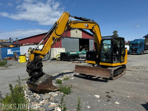 Cat307.5 Mini pelleteuse utilisée 7 tonnes Excavatrice hydraulique sur chenilles à bas prix Caterpillar Cat307.5 7ton - Product Image 2