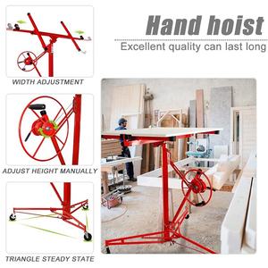 Elevador de panel de yeso al por mayor con brazo telescópico ajustable y ruedas bloqueables - Product Image 3