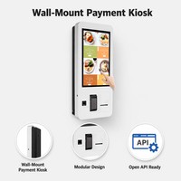 Kiosco de Pedidos con Pantalla Táctil de 21.5, 24, 27 y 32 Pulgadas, Autoservicio, Android, Escáner QR, Impresora de Tickets, para Restaurante