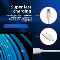 Câbles de charge pour jouets USB V8 Type-C vers Micro USB, câble de données à charge rapide avec gaine en PVC pour téléphone portable, ventilateur ou autres appareils électriques