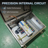 Tableau de commande moteur triphasé 380V 220V 22kW 37kW avec démarreur direct (DOL) pour pompe incendie et protection contre les surcharges