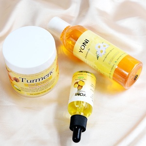 Kit de Soins d'<span class=keywords><strong>Hygiène</strong></span> Féminine : Gel <span class=keywords><strong>Intime</strong></span> Lavant, Huile Yoni Fraîcheur et Gommage Corps au Curcuma pour Usage Quotidien - Product Image 5