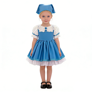 Abito Cosplay <span class=keywords><strong>Masha</strong></span> <span class=keywords><strong>e</strong></span> <span class=keywords><strong>Orso</strong></span> con Maniche a Sbuffo <span class=keywords><strong>e</strong></span> Gonna Tutu per Spettacoli Festivi, Produzione OEM/ODM all'Ingrosso - Product Image 2