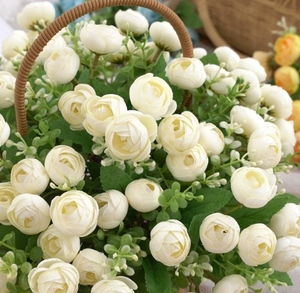 30Cm 2025 Hot Bán Hoa Nhân Tạo 15 Đầu Mô Phỏng Bó Hoa Trang Chủ Trang Trí Đám Cưới <span class=keywords><strong>Collocation</strong></span> - Product Image 2