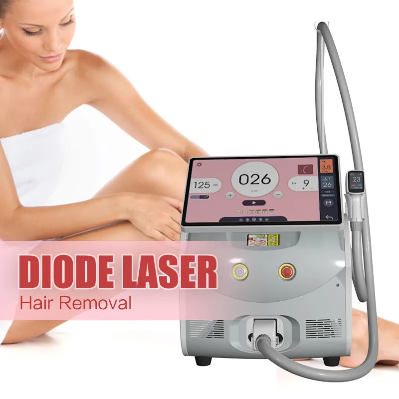 Vẻ đẹp chuyên nghiệp thiết bị spa hoặc phòng khám sử dụng vẻ đẹp xách tay máy tẩy lông 600 Wát 808nm Diode Laser