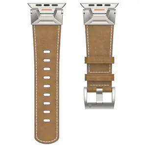 IWatch 41毫米45毫米表带手工制作表带的高品质皮革表带