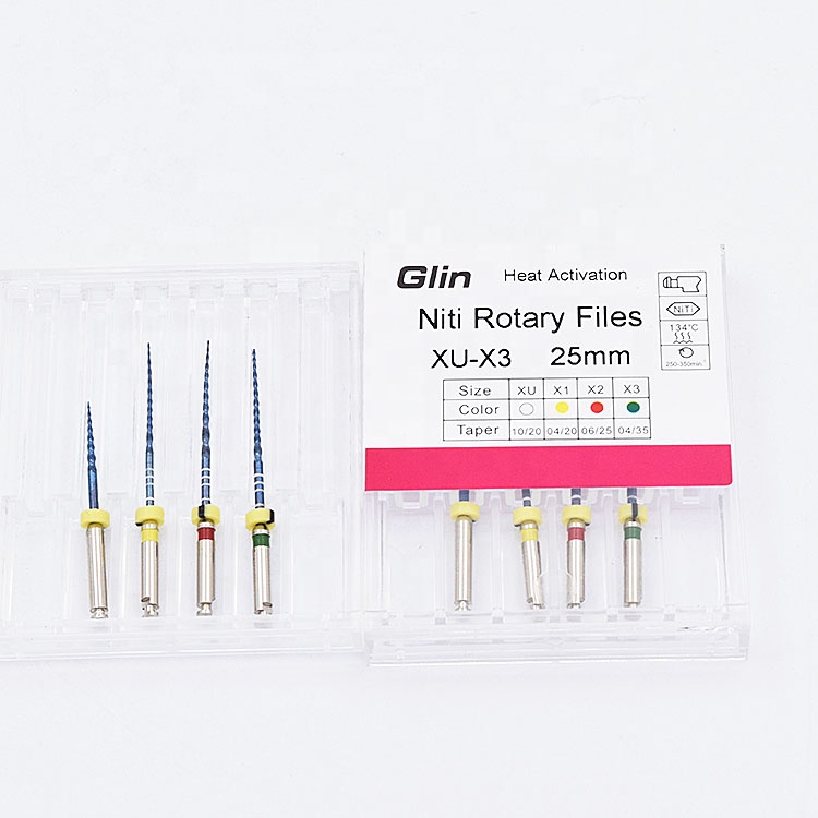 X3 синие гибкие Niti файлы для активации тепла