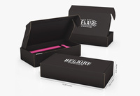 Caja de Regalo de Papel para Flores de Chocolate de Doble Capa Time Ball, Caja de Regalo Transparente al por Mayor, Lujosa, Corrugada, con Laminación Mate, Biodegradable