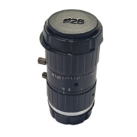 Objectif de caméra de vision industrielle 50 mm 2/3" avec monture C, mécanisme de zoom manuel et performances haute définition