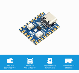RP2040-Zero Controller 2040 para aspberry i icicrocontroller evelCevelevelevopment oodule UAL-Core ortex 0 0 + rocessor 2 MFlash Lash - Product Image 4
