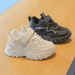 Baskets pour enfants printemps et automne chaussures décontractées pour garçons boutons rotatifs chaussures de course pour filles chaussures de bébé respirantes - Product Image 1