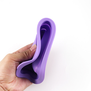 Bol de nettoyage pliable en silicone en forme de cœur pour pinceaux de maquillage, sans BPA, tapis de lavage humide, outil de beauté cosmétique, soins personnels - Product Image 5