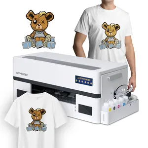 T-shirt printing A3 Roll L1800 dtf printer DTF Powder Shaker Machine Higher Cost Performance