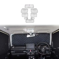 Parasol Lateral de Lujo para Ventana de Coche, Transpirable, con Protección Solar y Reducción de Reflejos para Suzuki Jimny de 5 Puertas, Accesorios