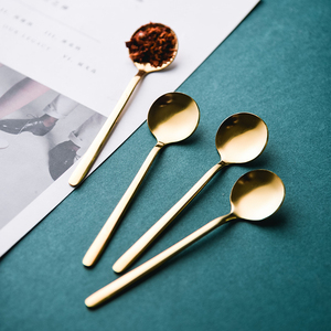 Retail Wholesale Vintage Cartoon Porcelain Eco-Friendly Seasoning <strong>Pot</strong> Set Spoon Hand-Painted Strawberry Blue <strong>Fish</strong> Pattern - Product Image 6