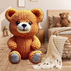 Kit de crochet 2026 pour débutants, kit de démarrage, ensemble de fils à crocheter, comprenant des outils de base, logo personnalisé en plastique, style animal OEM - Product Image 6