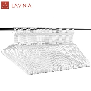 LAVINIA Linge Galvanisé Fil <span class=keywords><strong>cintre</strong></span> en métal de revêtement de poudre cintres pour les nettoyeurs à sec - Product Image 5