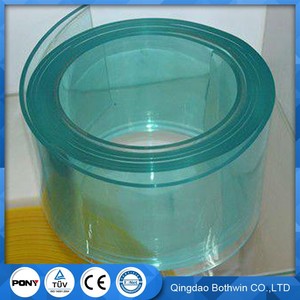 Rideau en PVC transparent de 2, 3, 4 mm d'épaisseur, largeur de 200, 300, 400 mm, rouleau de 50 m, bonne transmission de la lumière, anti-salissure pour atelier et canal. - Product Image 4