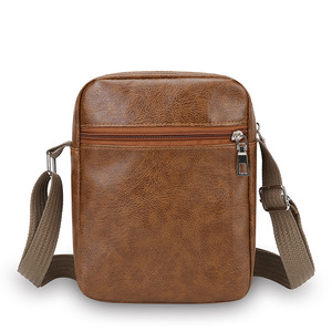 2PJINGPIN Men's Shoulder <b>Bag</b> Large Capacity Casual Business Crossbody <b>Bag</b> Solid Color Oxford Cloth Everyday Use - Product Image 4