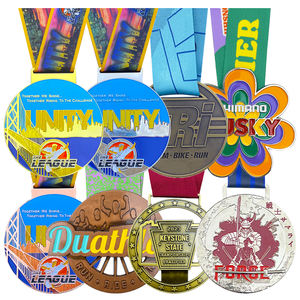 Su misura grande catena combinata di softball pickleball roller skate musica muay thai kickboxing jiu jitsu metallo judo <span class=keywords><strong>ju</strong></span> jutsu medaglia - Product Image 1