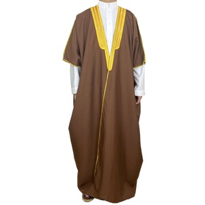 Ccy quần áo hồi giáo thêu Ả Rập saudi người đàn ông kurta thobe abaya bisht kaftan hồi giáo jubbah cử nhân bài phát biểu đồng phục - Product Image 4