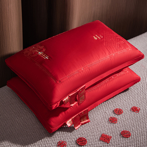 <span class=keywords><strong>Oreiller</strong></span> rouge de luxe personnalisé pour hôtel Design ergonomique moderne avec rembourrage <span class=keywords><strong>en</strong></span> édredon pour un sommeil sain Caractéristique de refroidissement Logo personnalisé - Product Image 4
