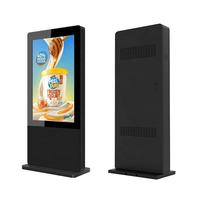 Pantalla LCD de publicidad al aire libre de 43 pulgadas Software de quiosco de tótem al aire libre personalizado Señalización digital y pantallas para anuncios