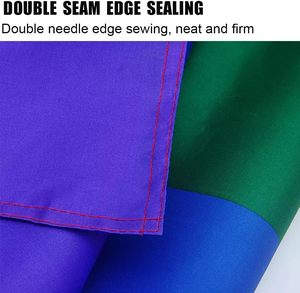 Drapeau Syloid New Intersex Progress Pride LGBTQ 3x5 en polyester durable, à suspendre en extérieur, couleurs vives, bisexuel, lesbienne, transgenre - Product Image 5