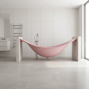 Bañera de Hidromasaje Independiente Moderna y Ecológica de Fibra de Vidrio de Alta Calidad para Baño de Villa con Garantía de Más de 5 Años - Product Image 3