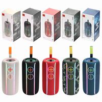 Haut-parleur Subwoofer en Plastique Étanche Haute Puissance 5.3 pour Éclairage RGB V5.3 Audio Bidirectionnel Alimenté par Batterie 3600mAh Suspendu