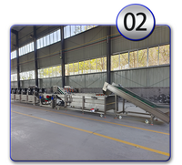 Nieuwe MINGFAN Automatische Groente Productielijn Voedselverwerkingsapparatuur Groente Spoelinstallatie 500-5000KG/URUUR