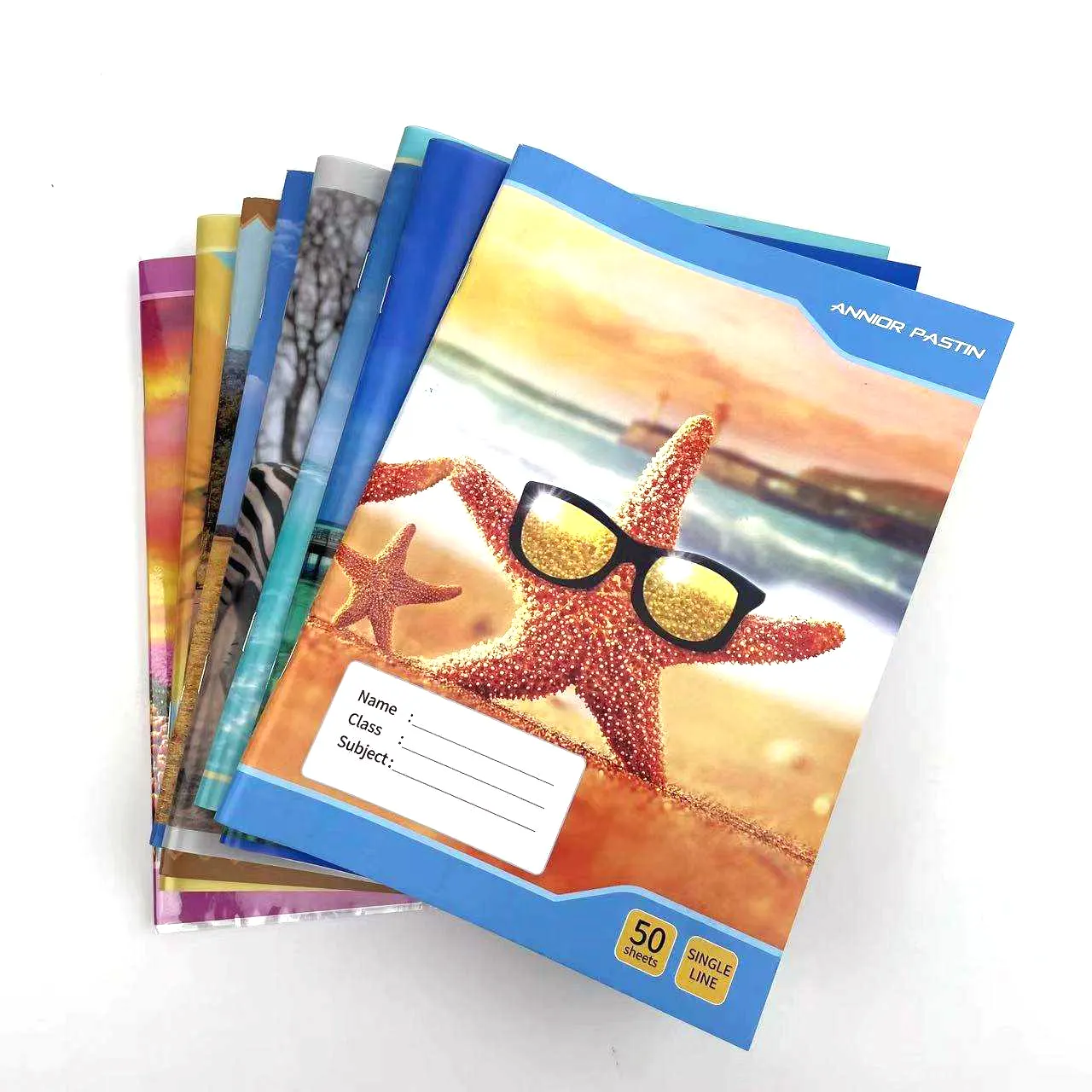 Preisgünstige A5 B5 A6 Softcover-Schulübungsbücher OEM niedriger Preis individualisierte preisgünstige Schulbücher in großen mengen markenheftung Übungsbücher