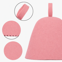 Chapeau de sauna classique en feutre de laine mérinos 100 % naturelle, doux, écologique, anti-chaleur, épaisseur 3 mm, pour adultes – Meilleure vente