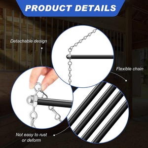 Horshi Étagère robuste pour couvertures <span class=keywords><strong>de</strong></span> cheval, échelle pour suspendre les selles, les couvertures et les tapis - Product Image 4
